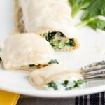 Healthy Savory Spinach and Ricotta Crepes