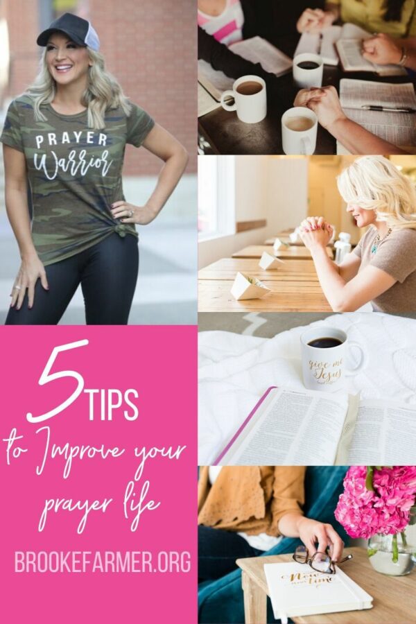 How to Deepen Your Prayer Life With These 5 Tips by Brooke Farmer