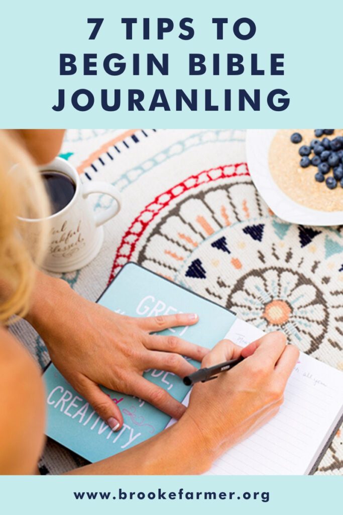7 tips to begin bible journaling