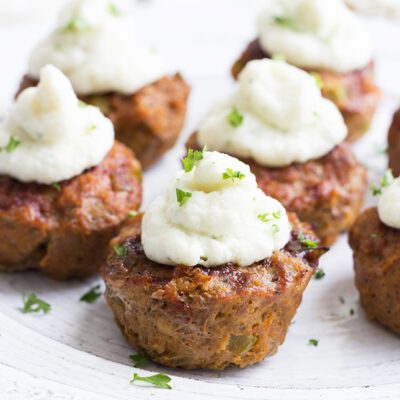 Barbecue Turkey Meatloaf Muffins