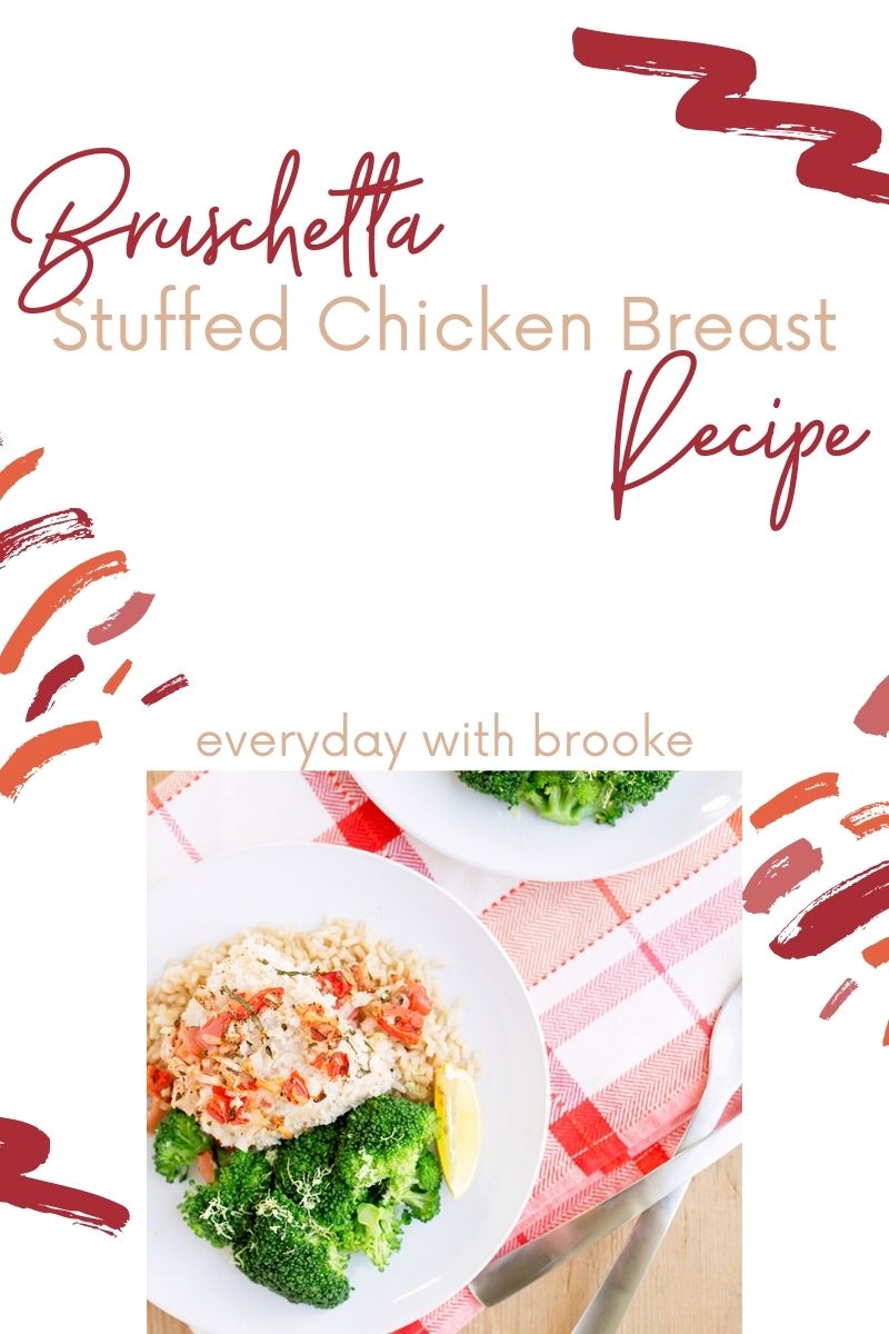 Bruschetta Stuffed Chicken Breast