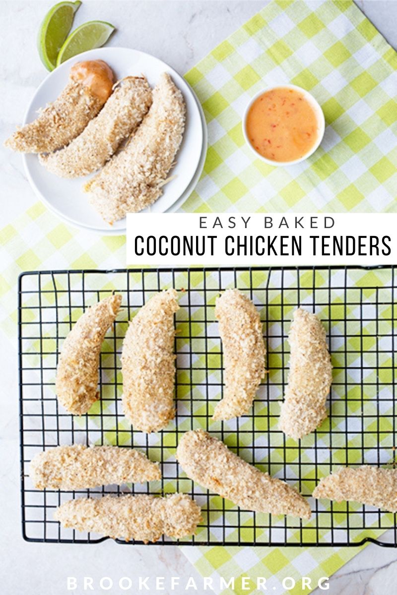 Easy Baked Coconut Chicken Tenders