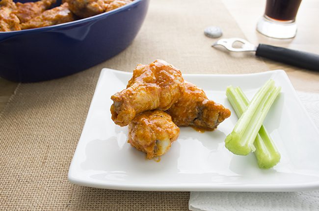 Healthy Baked Hot Wings