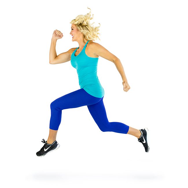 Jumping Lunges for 12 Full Body Exercises that you can do at home