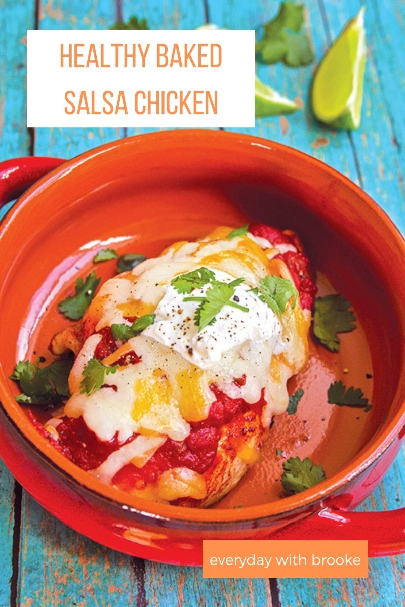 Healthy Baked Salsa Chicken