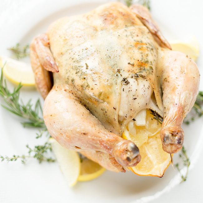Savory Herb Baked Whole Chicken Recipe