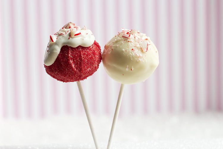Candy Cane Pops