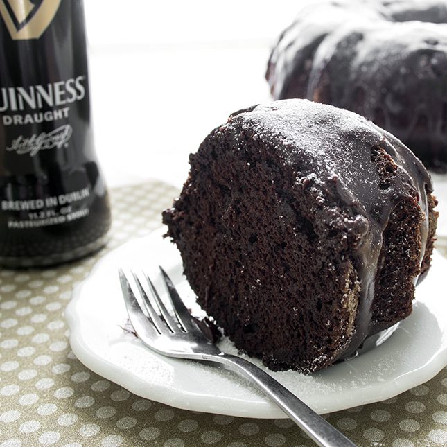 Dark Chocolate Guinness Beer Cake