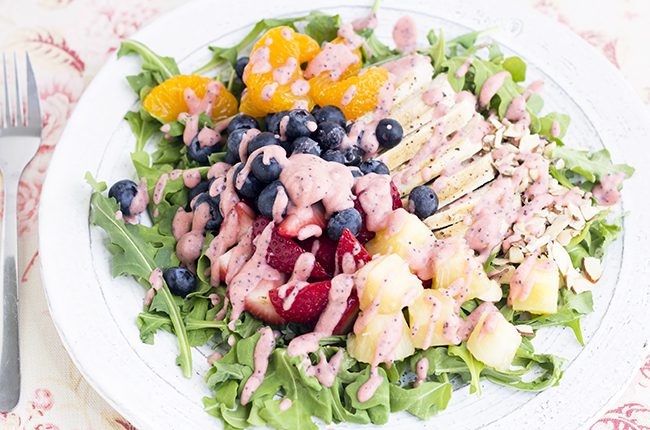 Salad with Poppy Seed Dressing