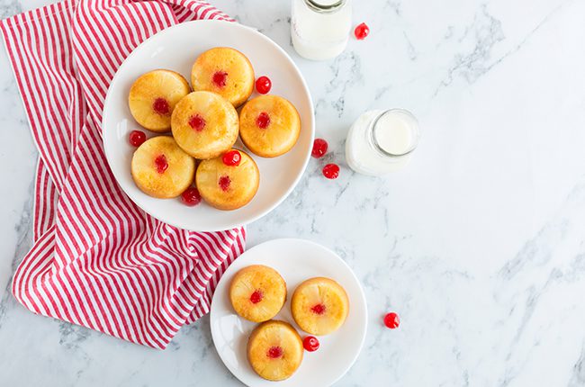 Mini Cakes on a Plate