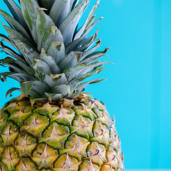 Tropical Pineapple Filled Healthy Popsicles