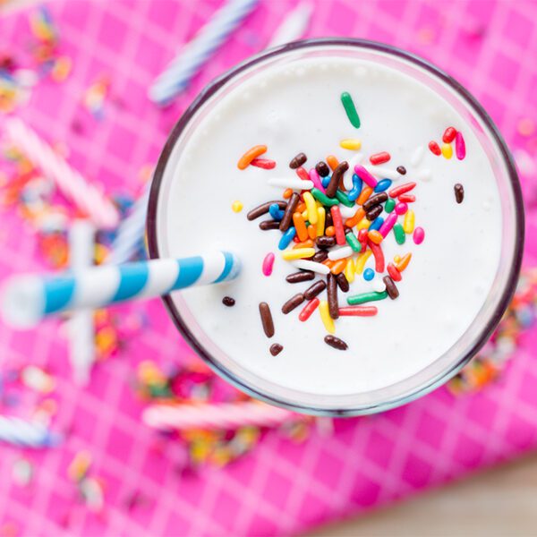 Birthday Cake Protein Shake to Celebrate Any Day of the Week!