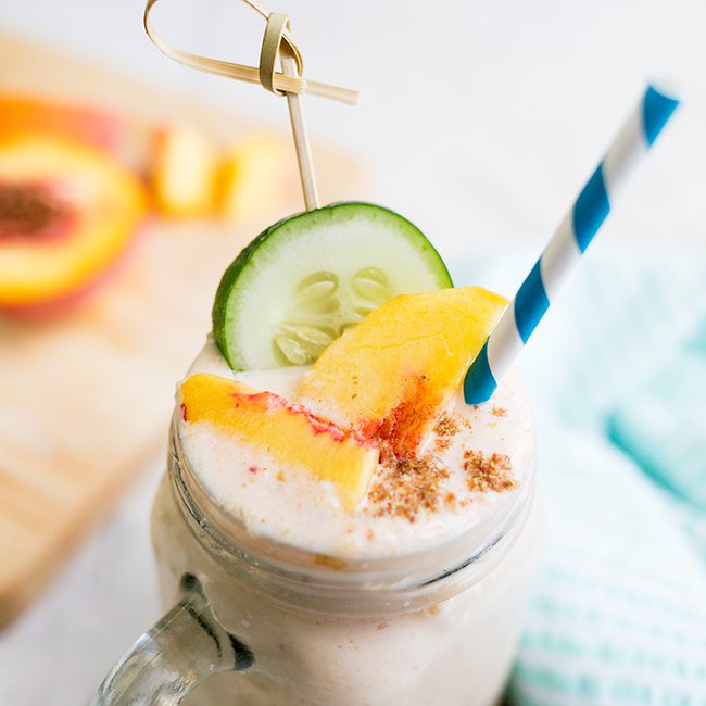 Cranberry Peach Weight Loss Smoothie