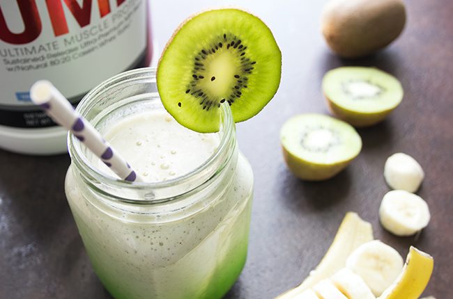 Banana Kiwi Protein Shake For a Healthy Start to the Day