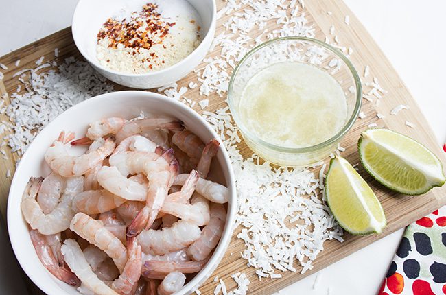 Coconut Shrimp Ingredients