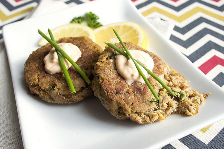 Crab Cakes with Sauce