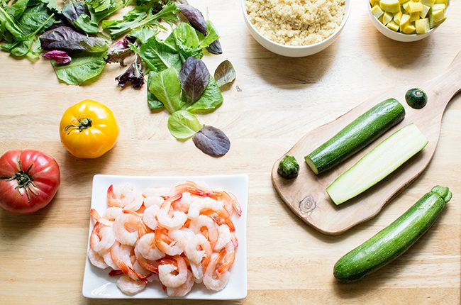 Shrimp Quinoa Ingredients
