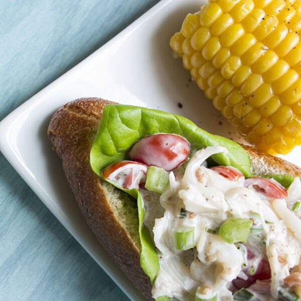 Light and Easy Lobster Roll Recipe with Tomatoes and Celery