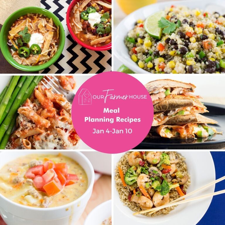 Brooke’s Meal Planning Recipes #1: Family Recipes for 7 Days