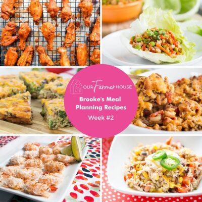 Brooke’s Meal Planning Recipes #2: Family Recipes for 7 Days
