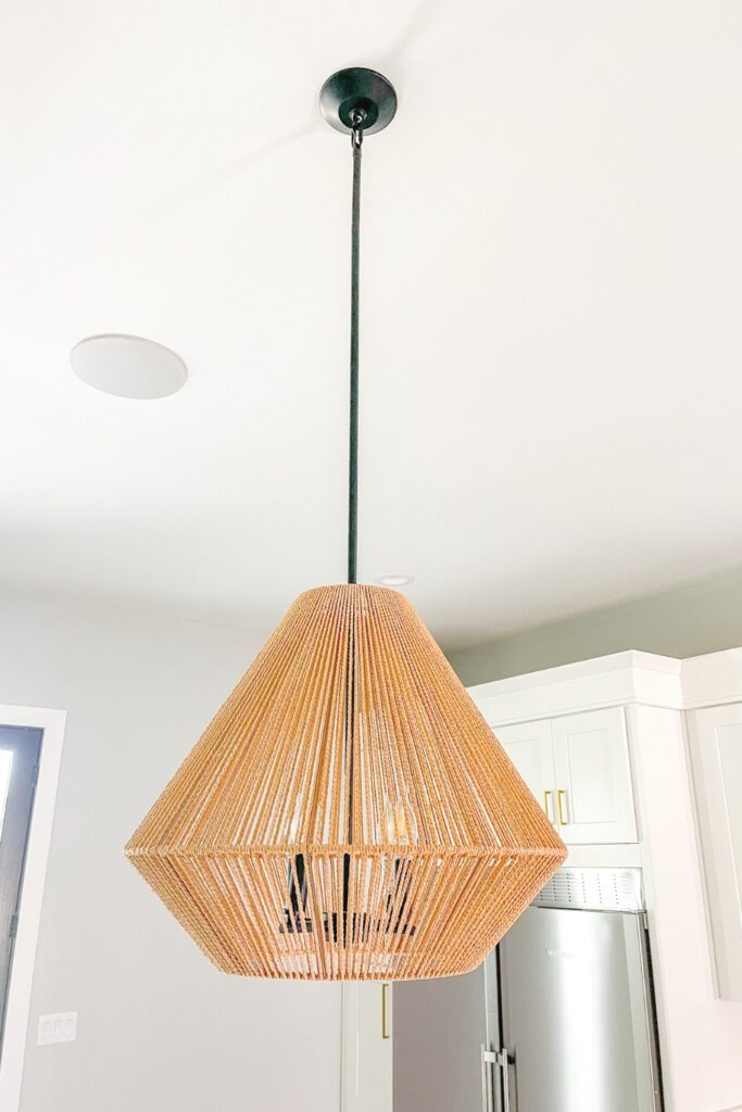 rattan light pendant 