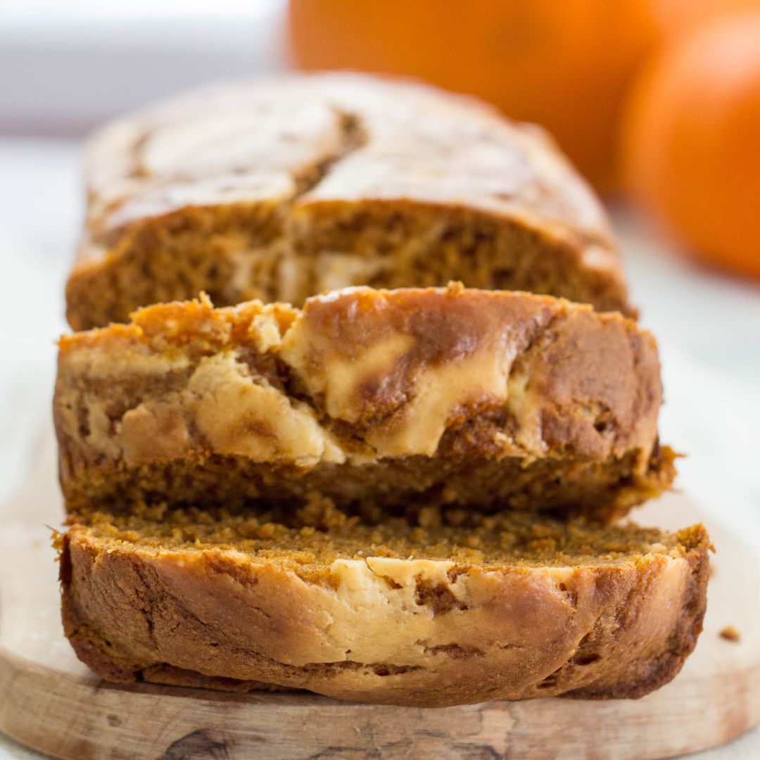 Pumpkin Cream Cheese Bread