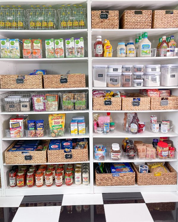 best ways to organize pantry