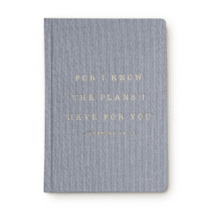 For I Know The Plans I Have For You Jeremiah 29:11 Fabric Journal