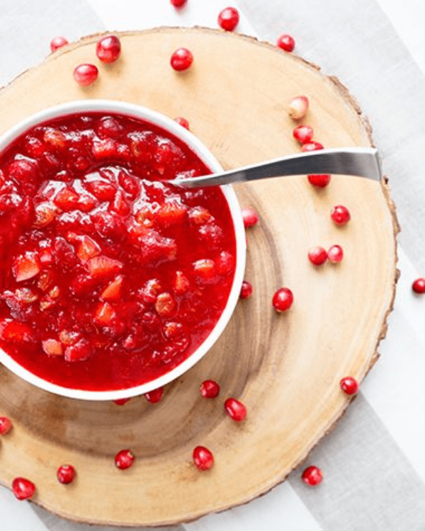 Cranberry Apple Chutney Relish Recipe