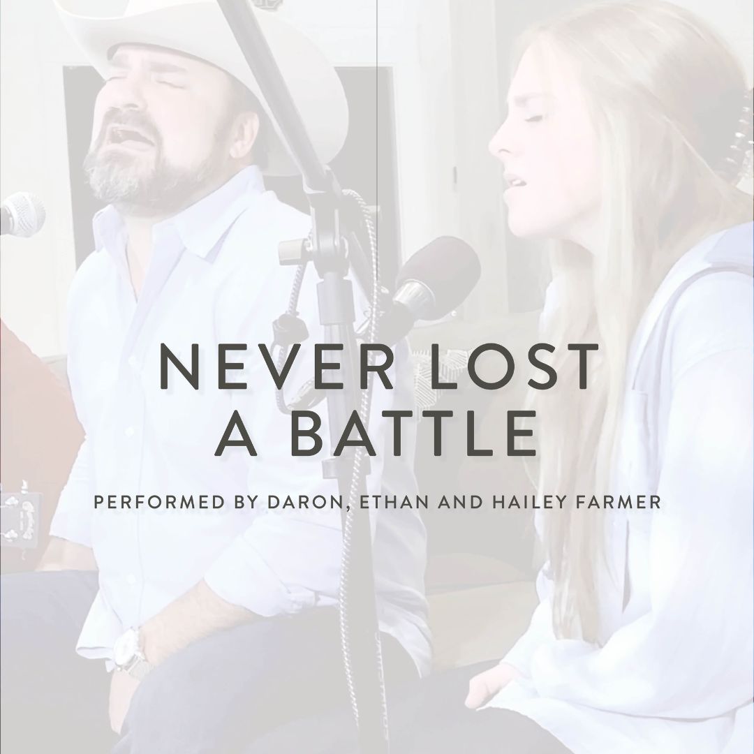 daron and hailey farmer singing never lost cover