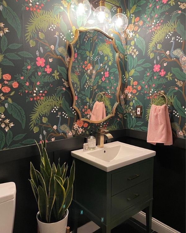 Wallpaper Designs for Powder Room