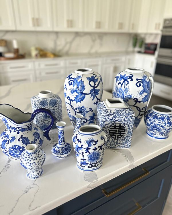DIY Chinoiserie Vases