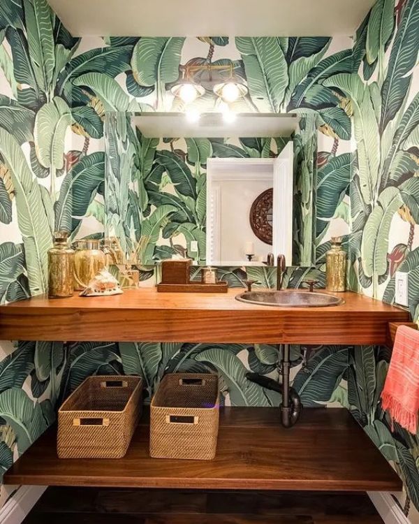 Wallpaper Designs for Powder Room