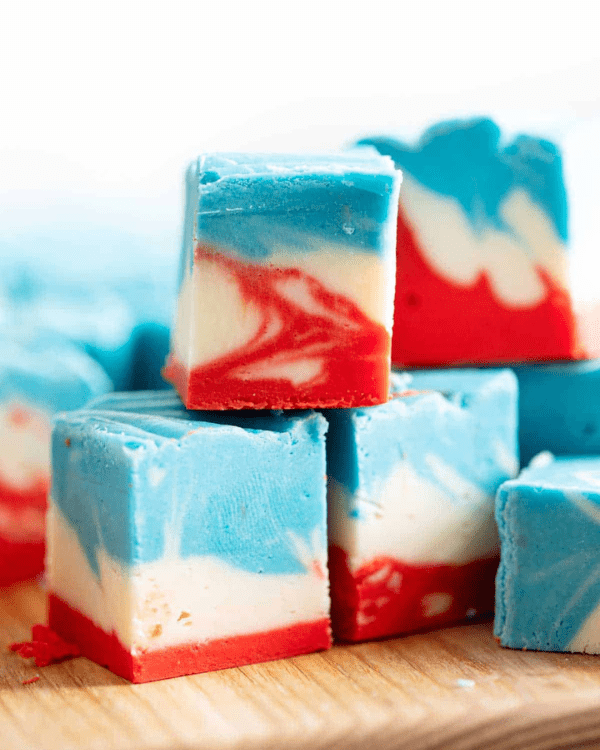 Festive Memorial Day Desserts Fudge