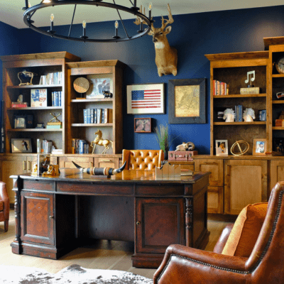 Daron's Masculine Home Office Feature