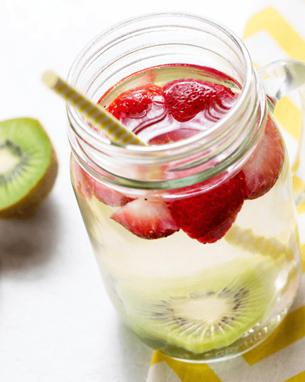 Easy Summer Sips Strawberry Kiwi Detox Water