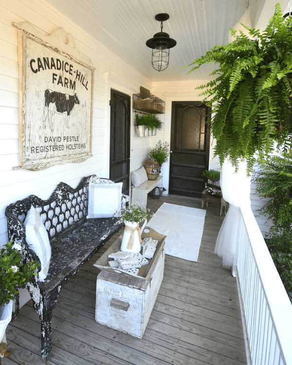 Farmhouse Front Porch Decor for Spring