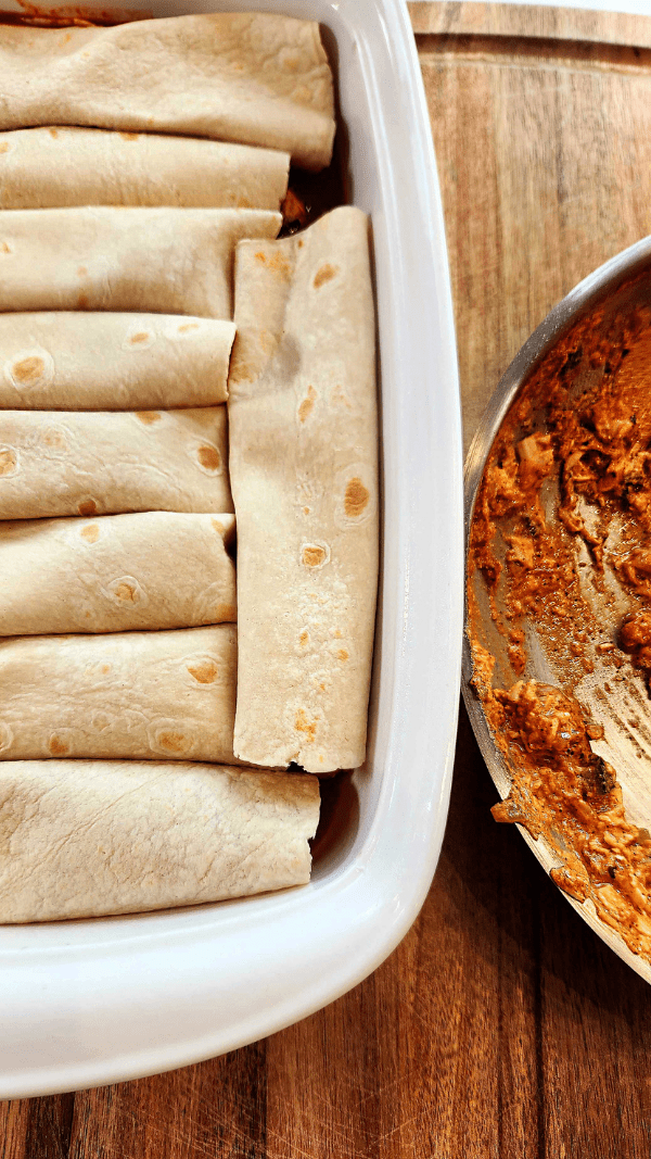 Rolled Tortillas with filling