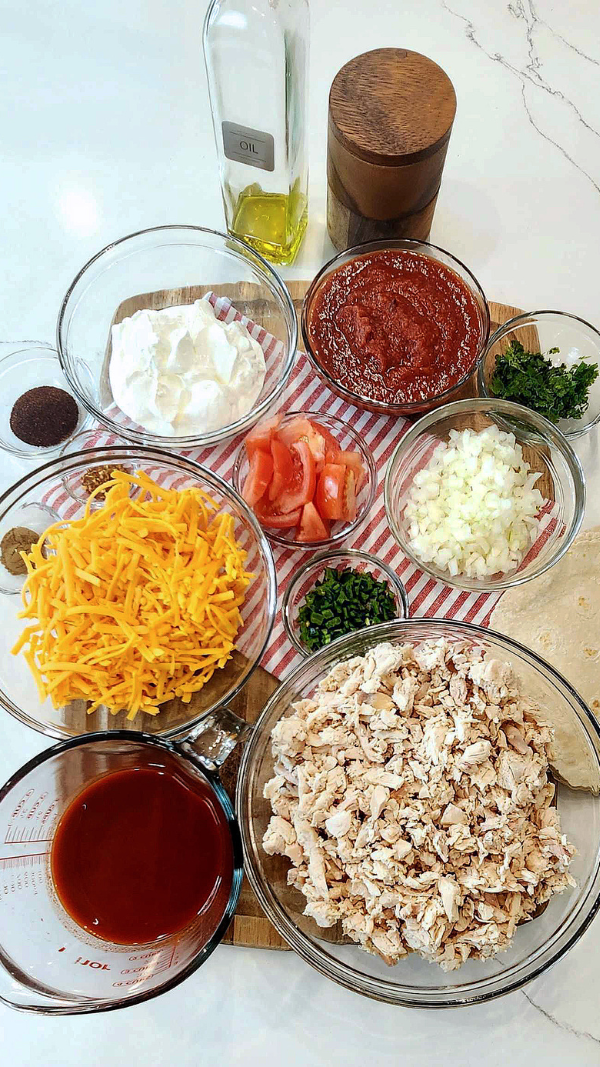 Perfect Chicken Enchiladas Ingredients