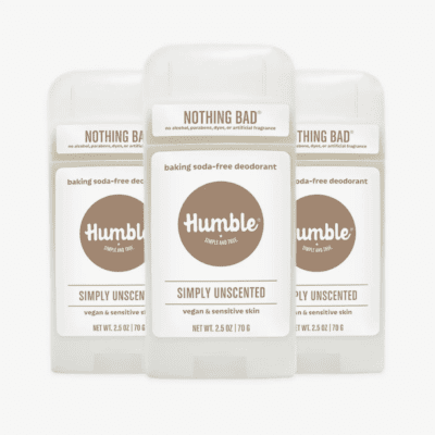 Sensitive Skin/Vegan Simply Unscented Humble Brand Deodorant