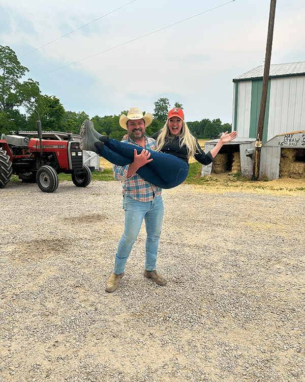 We bought a farm Brooke and Daron