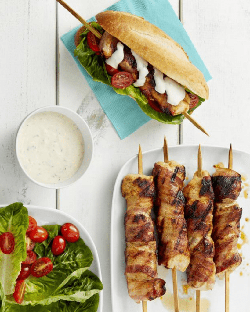 The Best Labor Day Party Menu: Turkey Kebabs