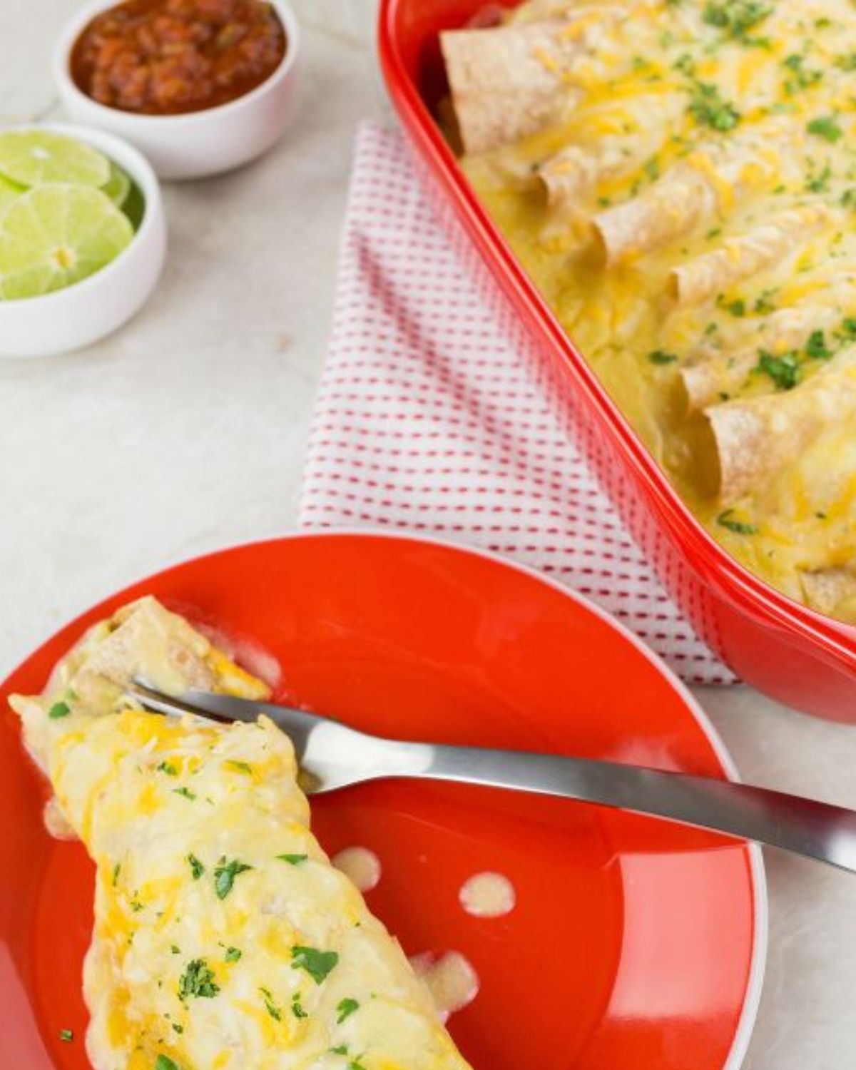 Sour Cream Chicken Enchiladas Recipe for Rotisserie Chicken