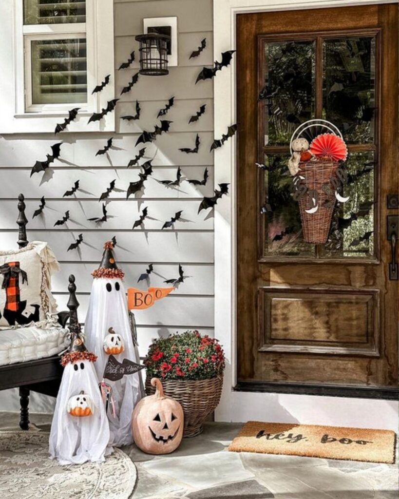 12 Fall Halloween Front Porch Ideas | Easy Fall Holiday Decor