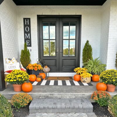 Fall Halloween Front Porch Ideas