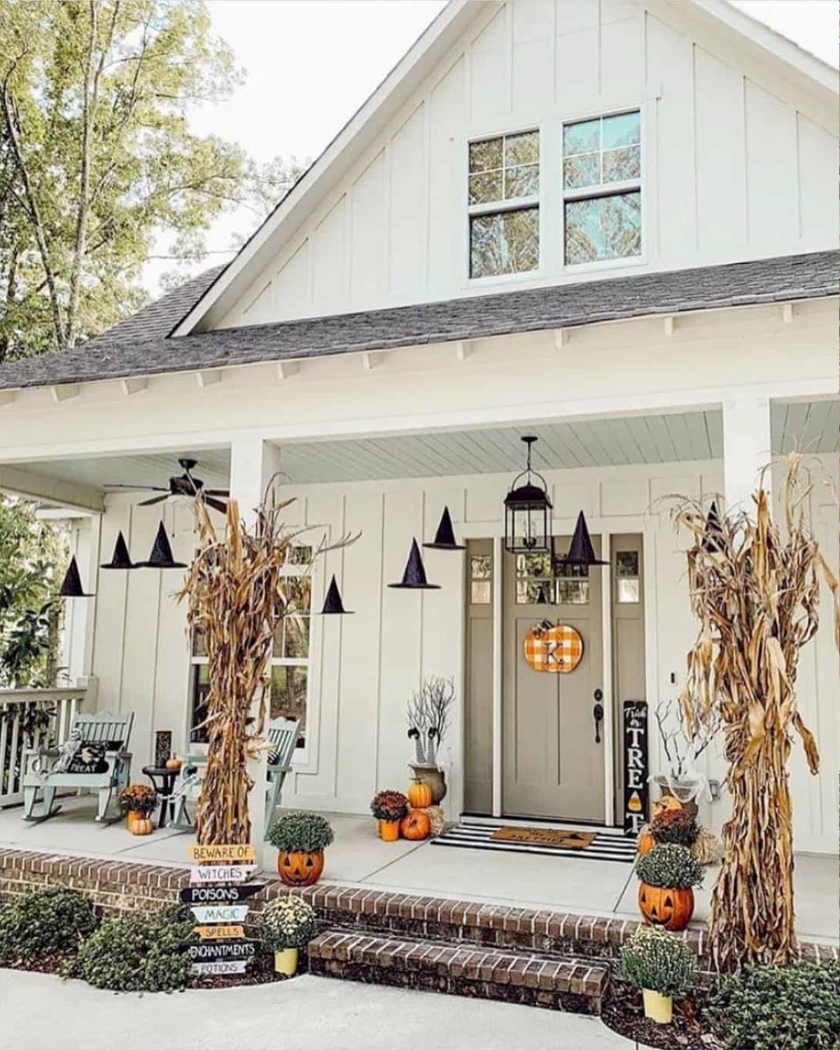 Southern Halloween Porch