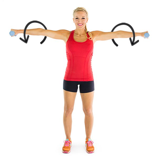 Weighted Arm Circles
