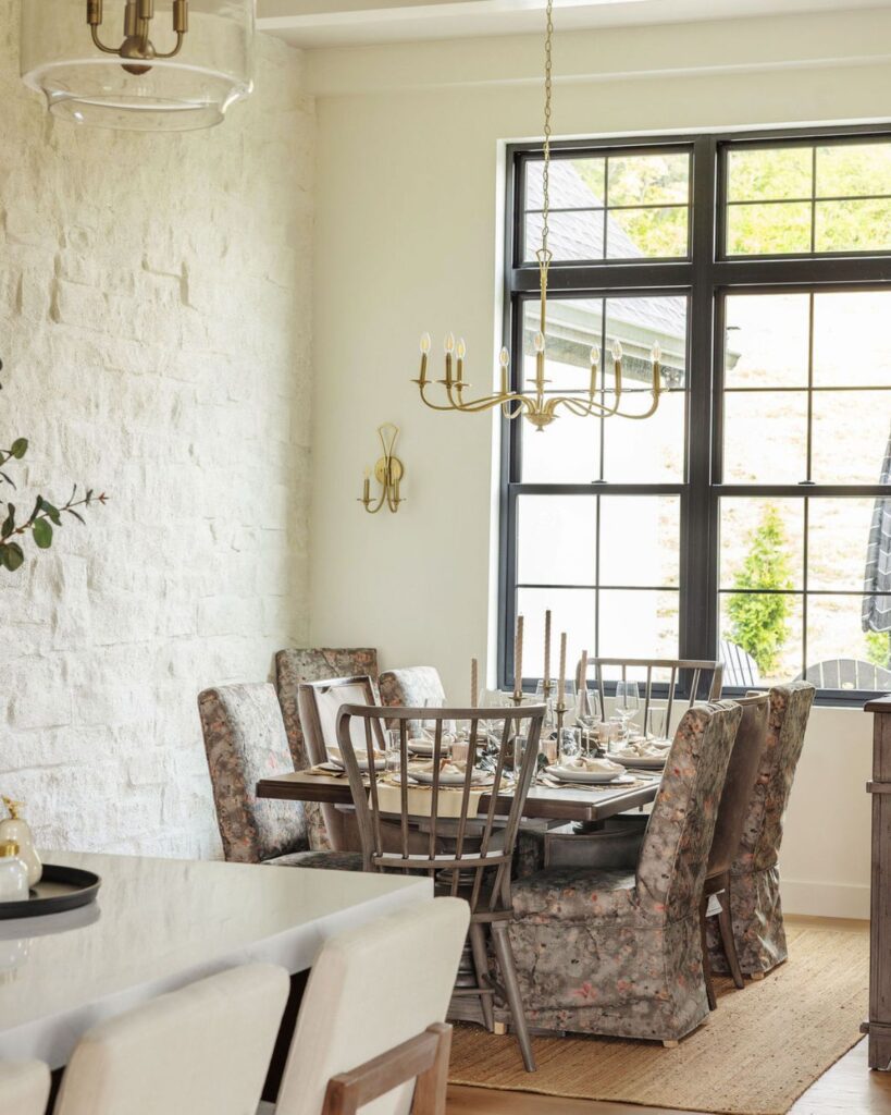 German smear stone wall kitchen