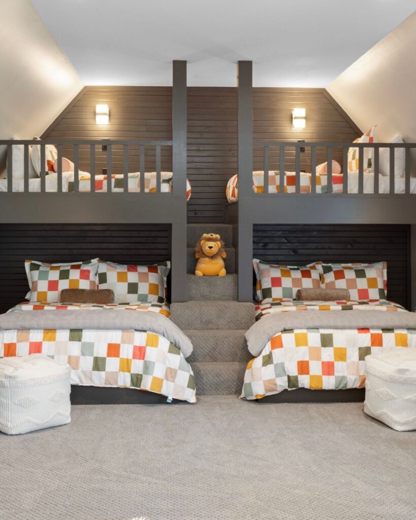 Cincinnati showcase home bunk room