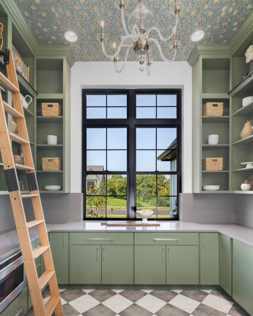 European modern farmhouse home tour hidden pantry